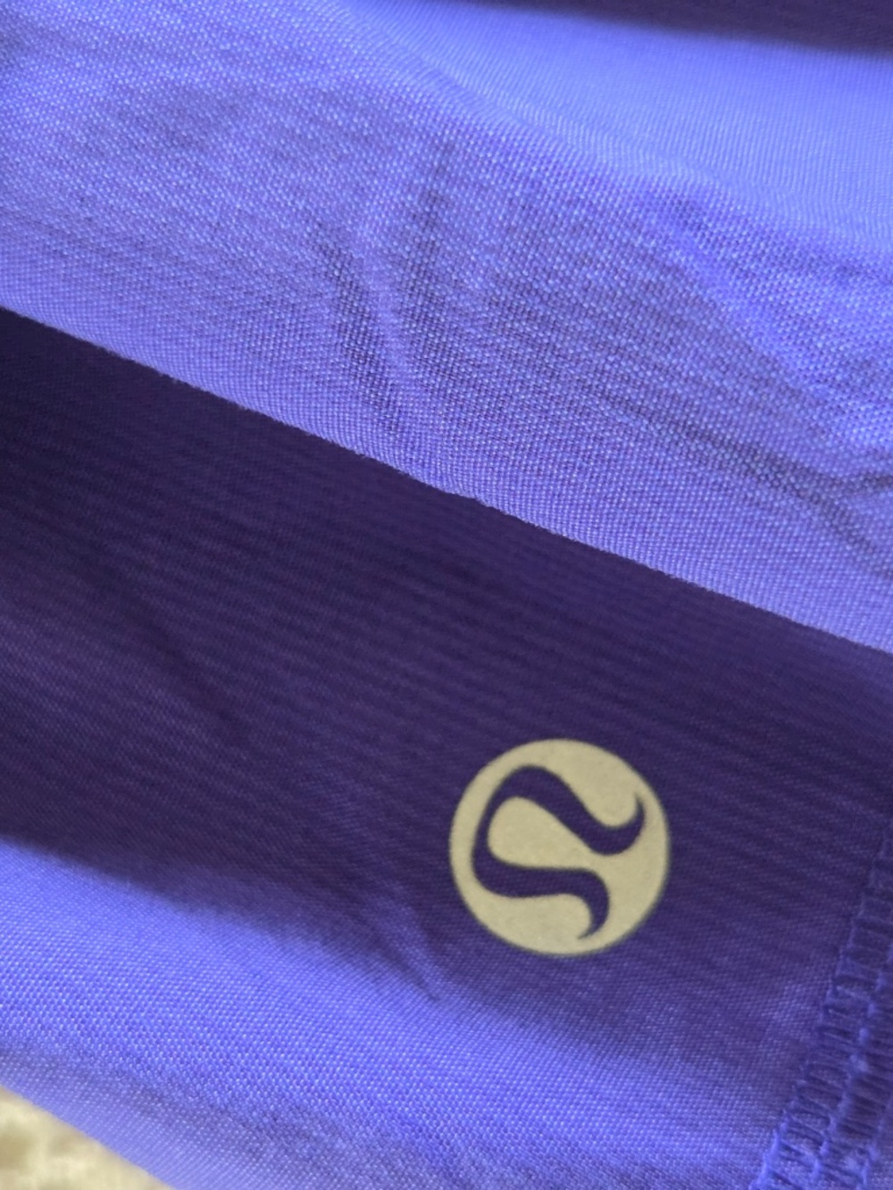 Lululemon skort 4 blue/white tiered ruffle zip pocket strips active wear tennis - Picture 9 of 13